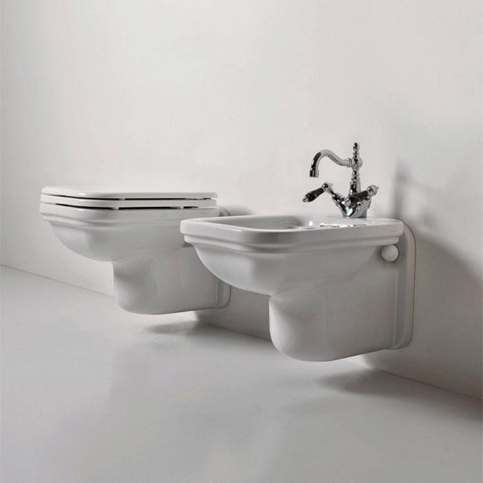 Унитаз подвесная Kerasan Waldorf 411501 bi 55х37