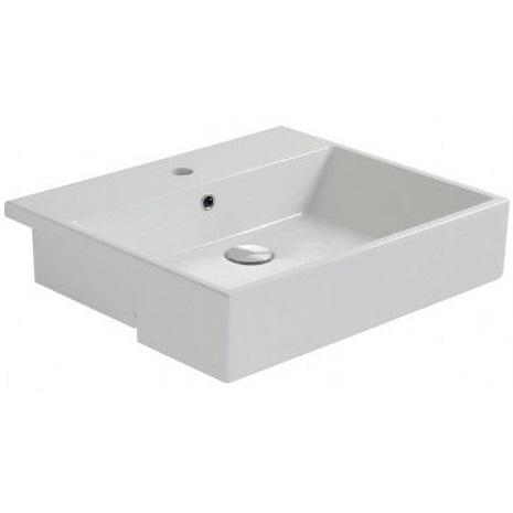 Раковина полувстраиваемая Globo Forty3 FO055.BI*1 55х47