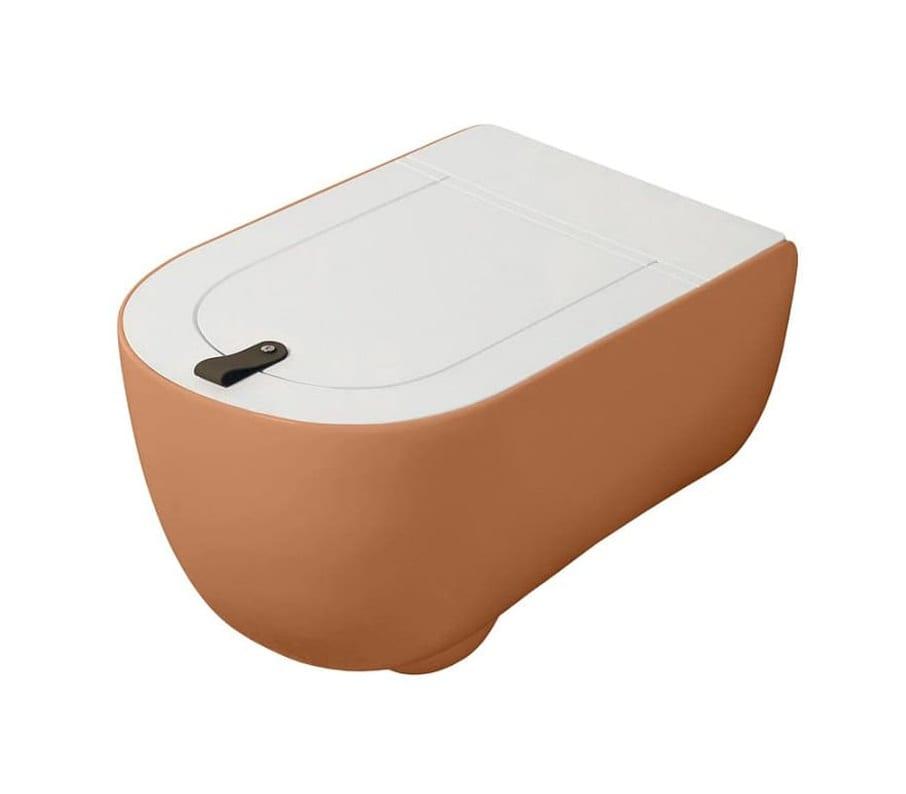 Унитаз подвесной Artceram The One THV001 13 00 arancio cammeo 52x35