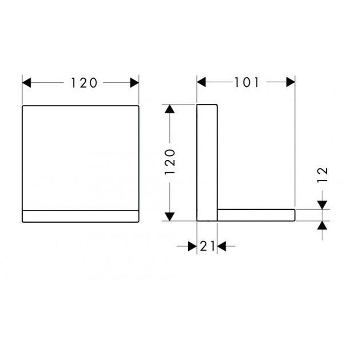 Полка Axor ShowerCollection 40872000