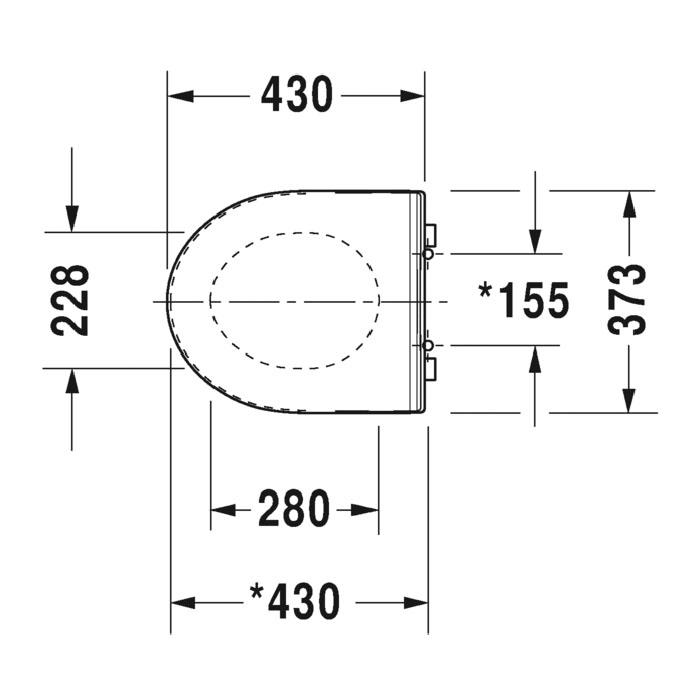 Сиденье для унитаза Duravit Durastyle 0020710000
