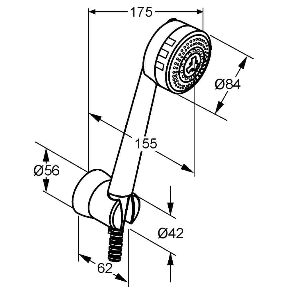 Душевой гарнитур Kludi Zenta - 6075005-00
