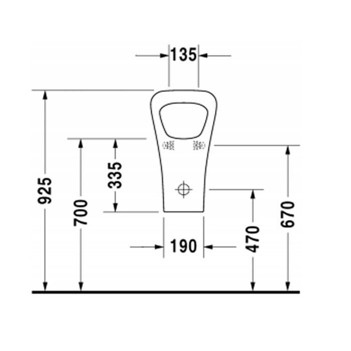 Писсуар безводный Duravit DuraStyle 2808300007 34x30