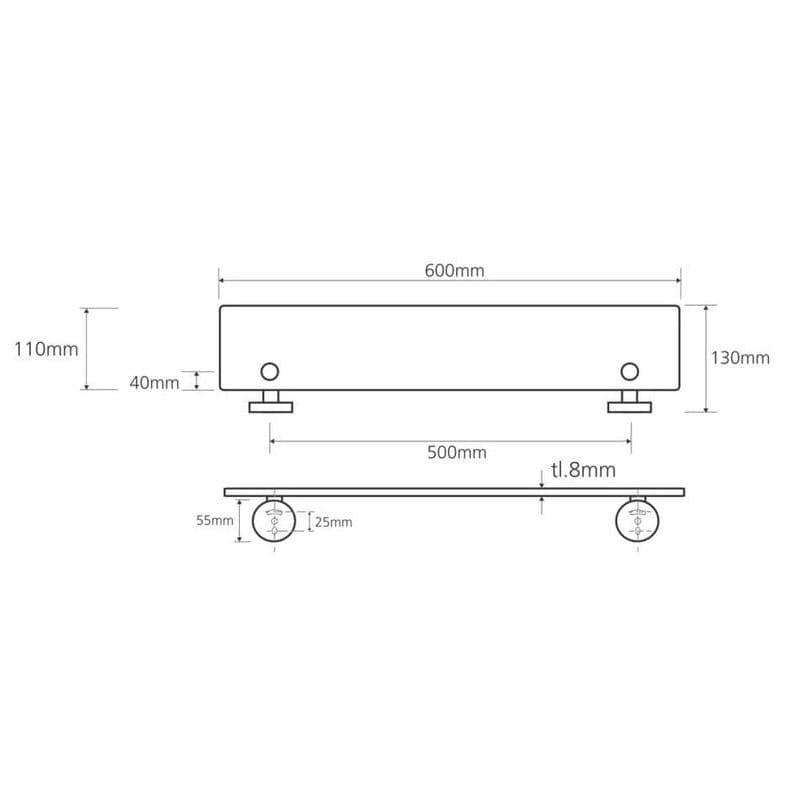 Полка Bemeta Omega 104202042 60 см