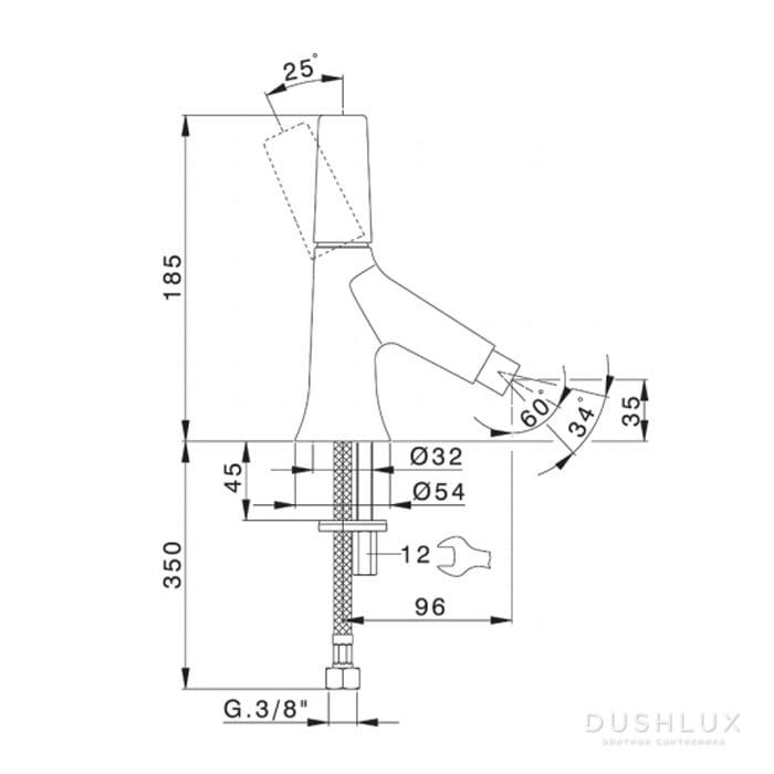 Смеситель для биде Cisal Vita VI00056421