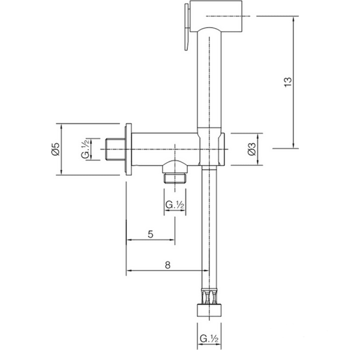 Гидроершик Cisal Shower A300791021