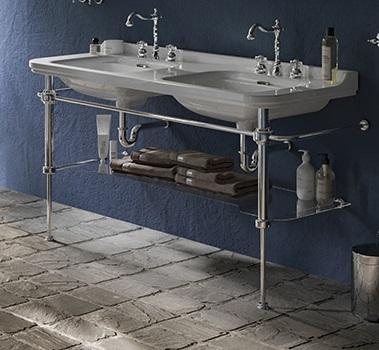 Раковина подвесная Kerasan Waldorf  4143K1bi/cr*1 150х55