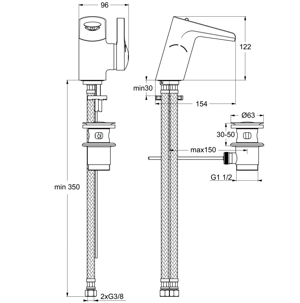Смеситель для раковины Ideal Standard Melange B8630AA