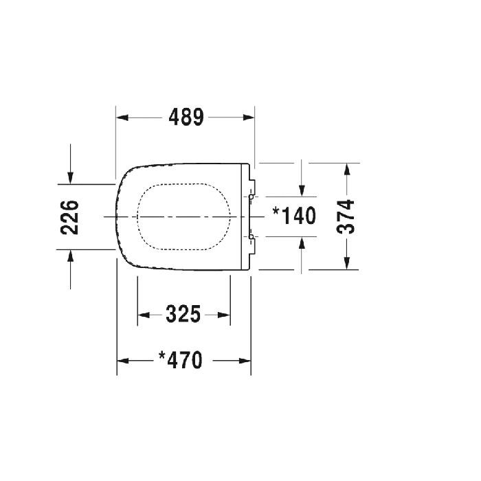 Сиденье для унитаза Duravit Durastyle 0060510000
