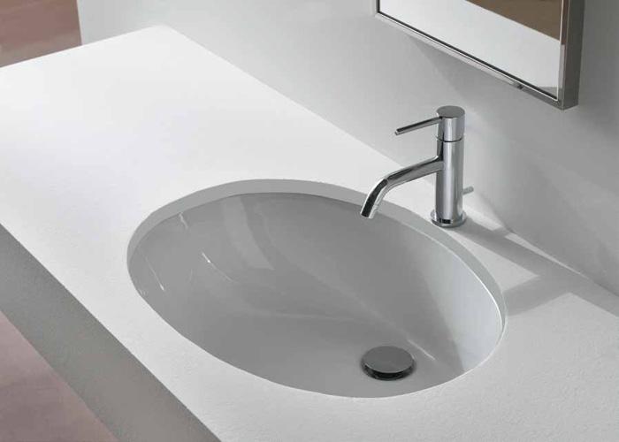 Раковина встраиваемая Globo Lavabi Sibari VA018.BI 57x43