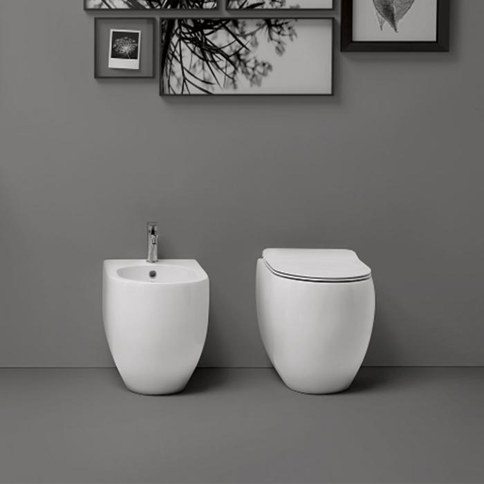 Унитаз приставной Kerasan Flo 311201 50х36
