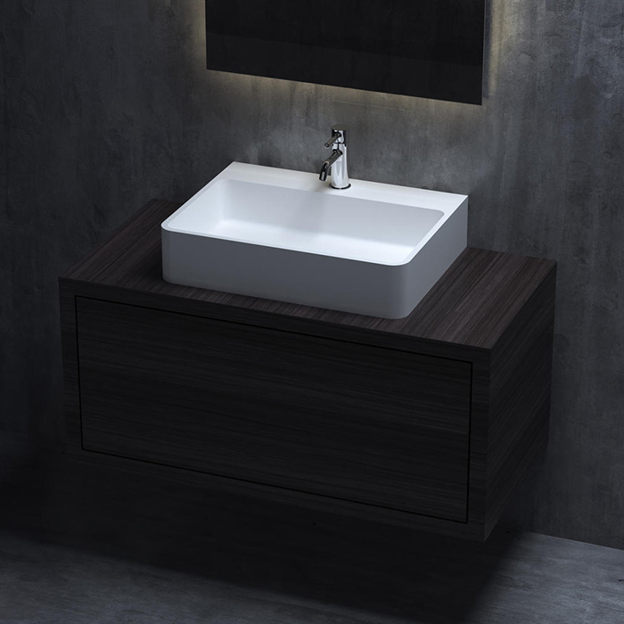 Раковина накладная Salini Ottavia S-Sense 1103101G 59.5x44.5x12.5 (белый глянцевый), без донного клапана
