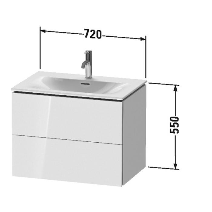 Тумба подвесная Duravit L-Cube LC630602222 72x48