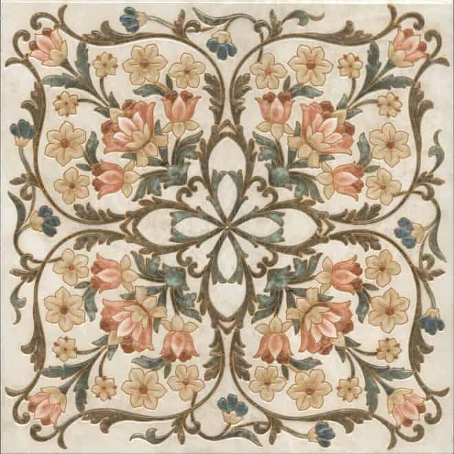 Декор Kerama Marazzi Лирия Ковер Центр Лаппатированный VT/A18/SG1544L 40,2x40,2
