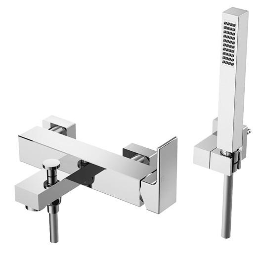 Смеситель для душа и ванны Gattoni Kubik 2500/25CO cr