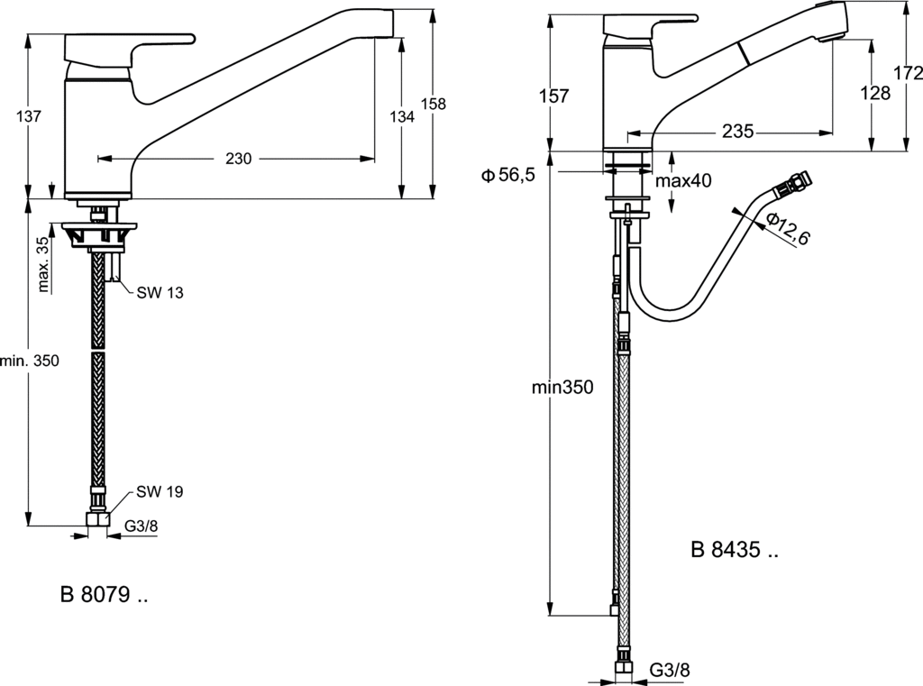 Смеситель для кухни Ideal Standard Active B8079AA