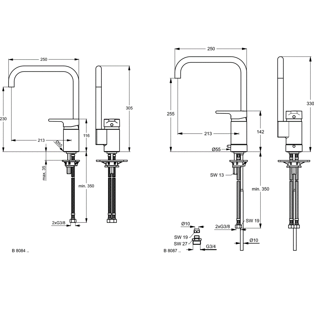 Смеситель для кухни Ideal Standard Active B8084AA