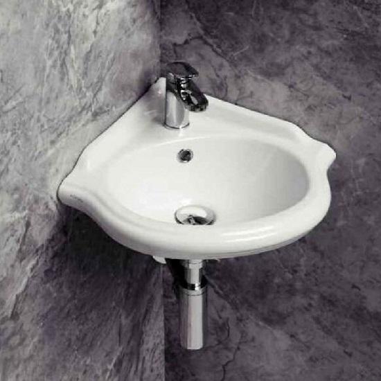 Раковина подвесная угловая Azzurra Jubilaeum JULS0353500MBI/(JUB35/AN bi)*0 35х35