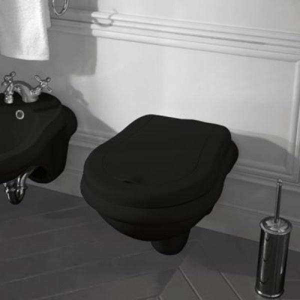 Унитаз подвесной Kerasan Retro 101504 nero 52х38