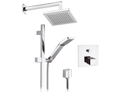 Душевой гарнитур Remer Qubika Thermo QT09S01 (хром)