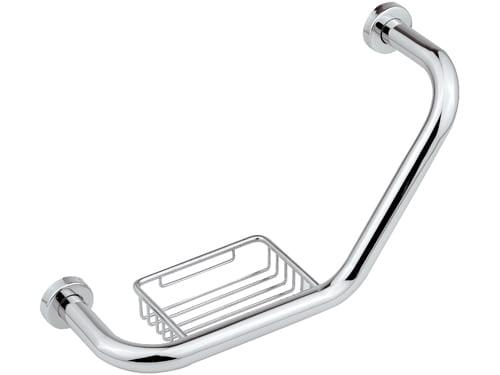 Поручень для ванны с мыльницей Remer RB RB480CR (хром)