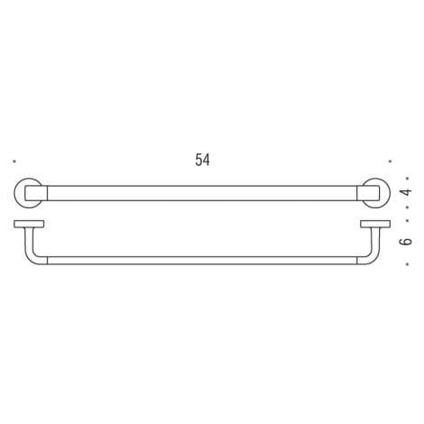 Полотенцедержатель Colombo Design Nordic B5210 54 см
