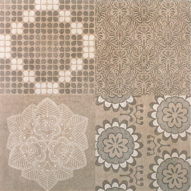 Керамогранит Kerama Marazzi Королевская Дорога Орнамент Коричневый Обрезной SG614500R 60x60
