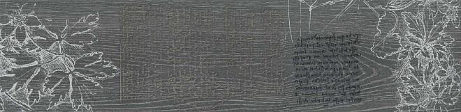 Декор Kerama Marazzi Абете серый тёмный обрезной DD701100R/D 20х80