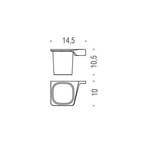 Стакан Colombo Design Alize B2502.SX