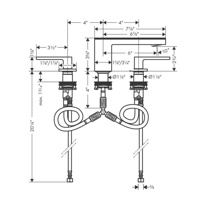Смеситель для раковины Axor MyEdition 47050000