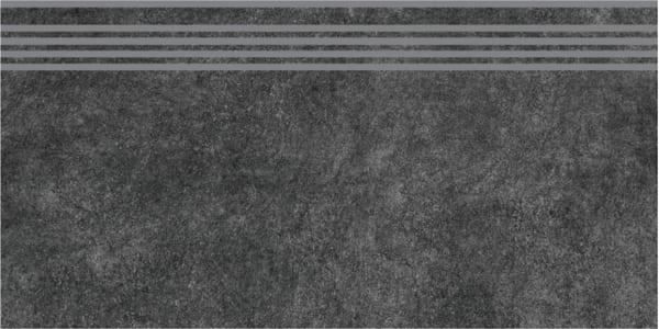 Ступень Kerama Marazzi Королевская Дорога Черный Обрезной SG615000R/GR 30x60