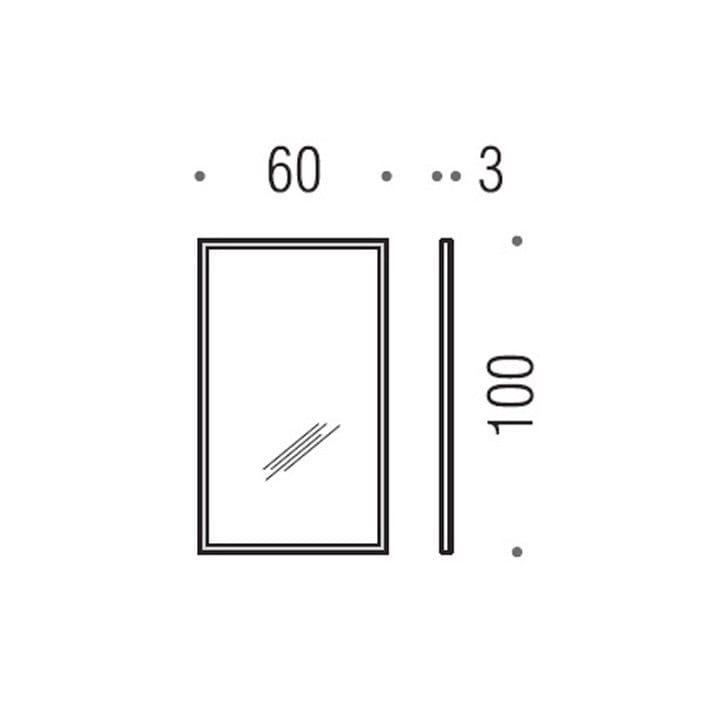 Зеркало в раме Colombo Design Fashion Mirrors B2045 60x100