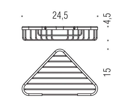 Полочка для ванной Colombo Design Basic B2734