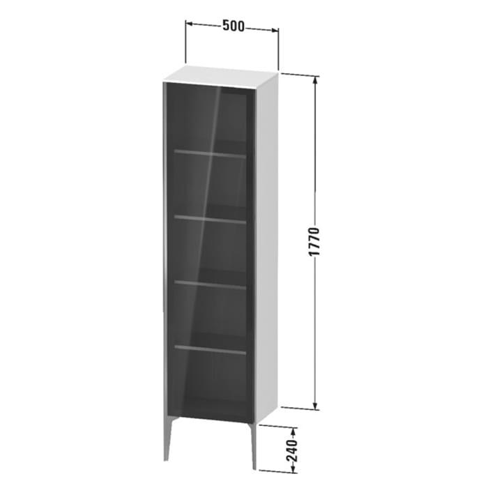 Шкаф подвесной Duravit XViu XV1376LB221 177x50x36