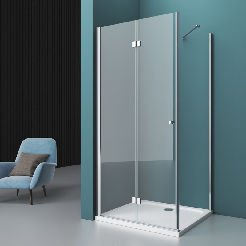 Душевой уголок BelBagno Albano ALBANO-ASH-1-100/90-C-Cr 100x90