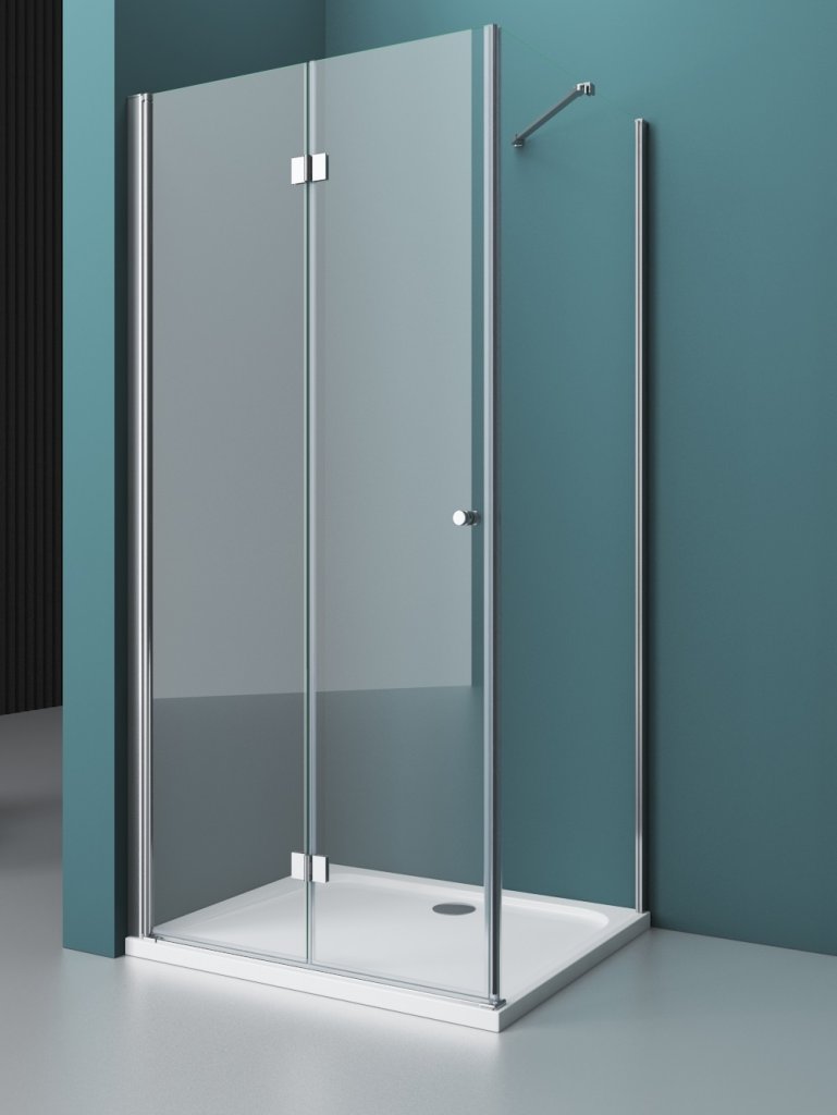 Душевой уголок BelBagno Albano ALBANO-ASH-1-80/100-C-Cr 80x100