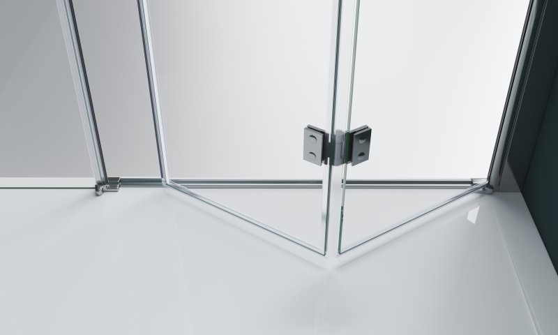 Душевая дверь в нишу BelBagno Albano ALBANO-BS-13-30+60-C-Cr 90x195