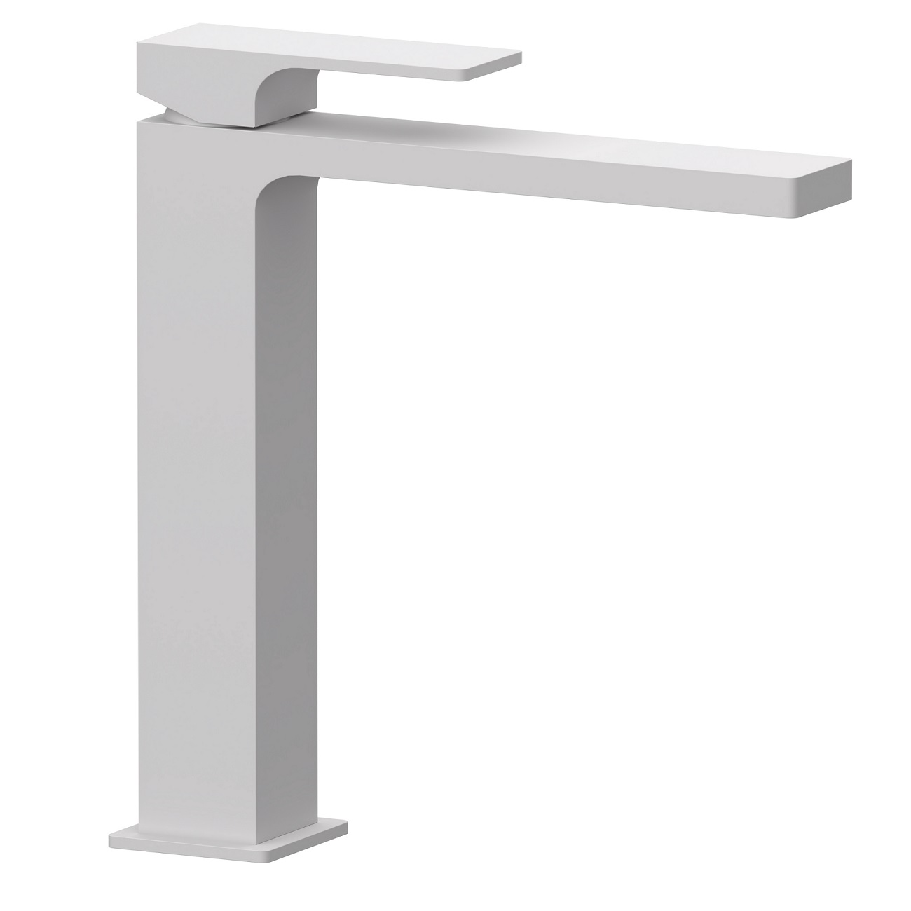 Смеситель для раковины Remer Absolute Matt White AU11LBO (белый матовый)