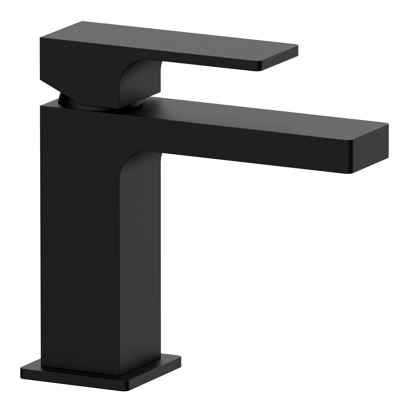 Смеситель для раковины Remer Absolute Matt Black AU12NO (черный матовый)