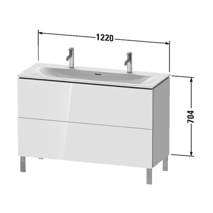Тумба напольная Duravit L-Cube LC659902222 120x48