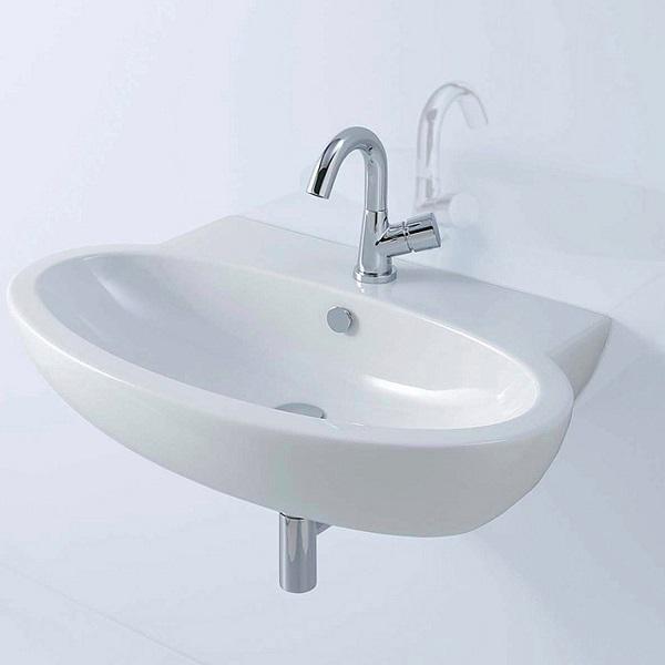 Раковина подвесная Azzurra Comoda CMLS05547T0MBI/(COM 55/S bi)*1 55х47