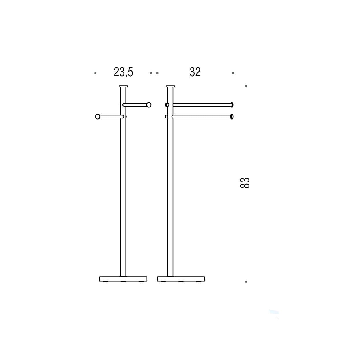 Стойка напольная Colombo Design Plus W4936