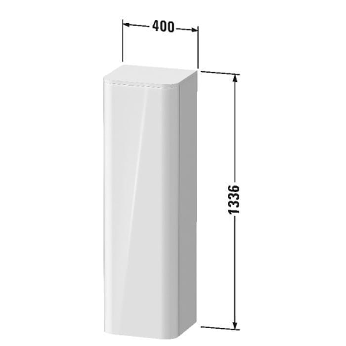 Пенал подвесной Duravit Happy D.2 Plus HP1261L3939 133x40