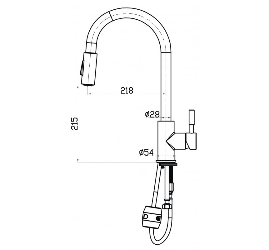 Смеситель для кухни BelBagno BB-LAM31A-IN