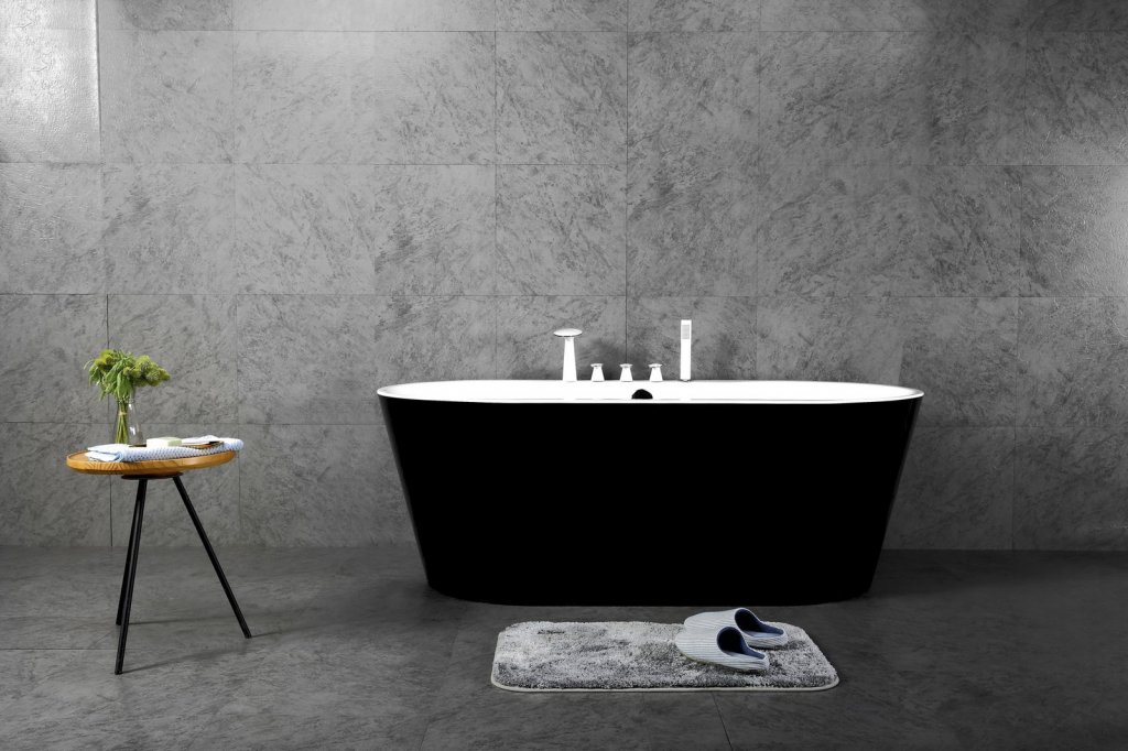 Ванна отдельностоящая BelBagno BB200-1700-800-NERO 169x80