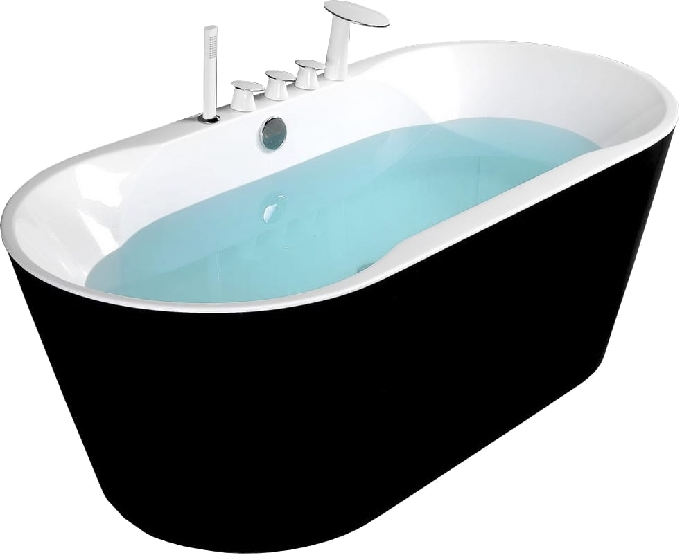 Ванна отдельностоящая BelBagno BB200-1700-800-NERO 169x80