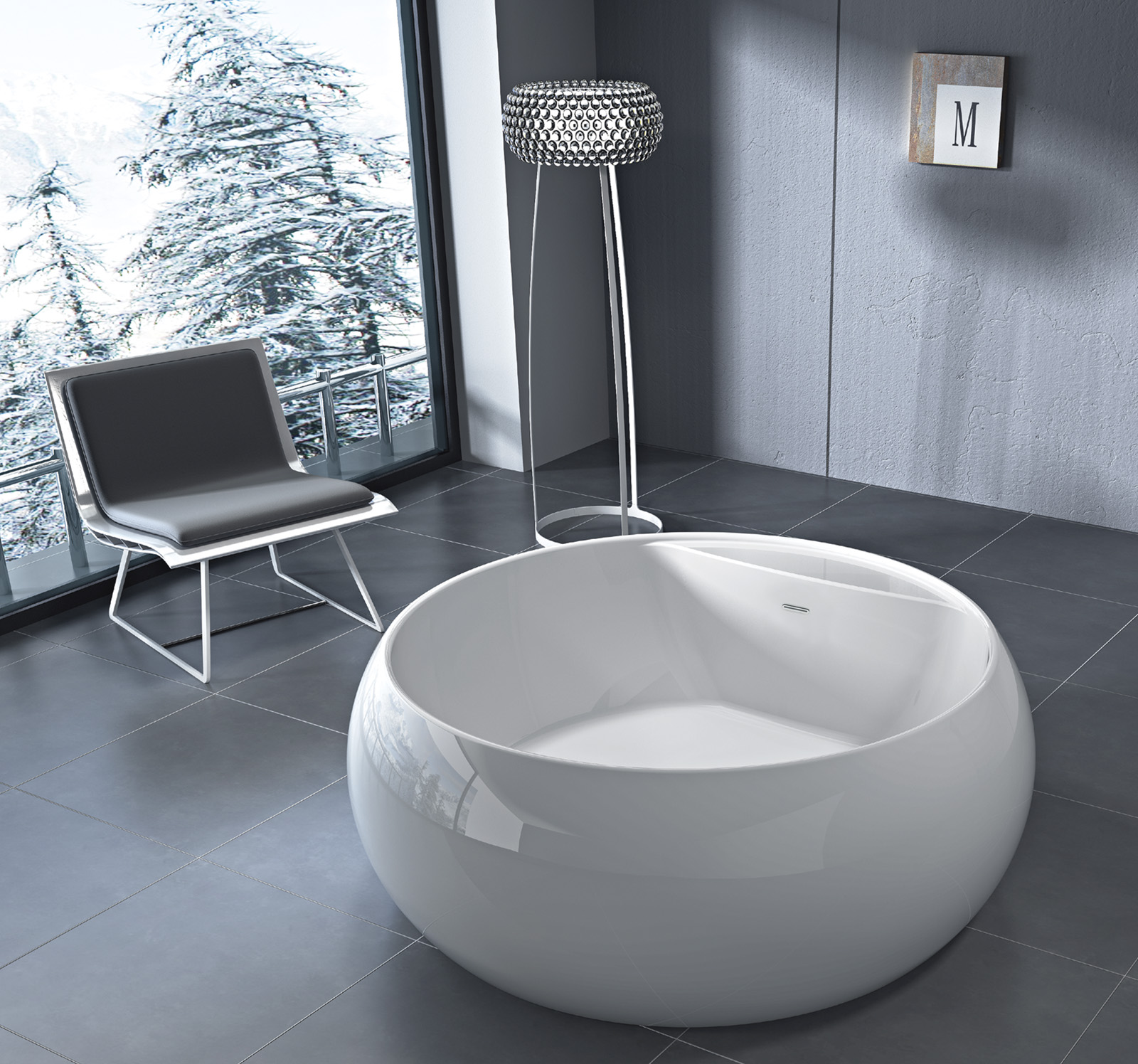 Ванна отдельностоящая BelBagno BB30-1550 155x155