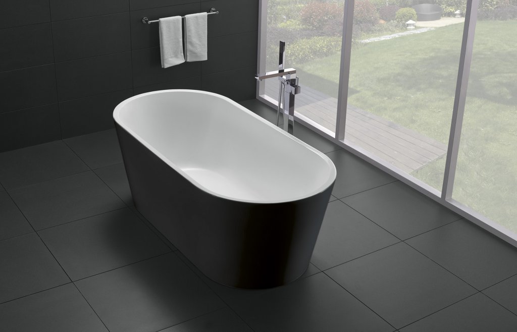 Ванна отдельностоящая BelBagno BB71-1800-NERO 180x80