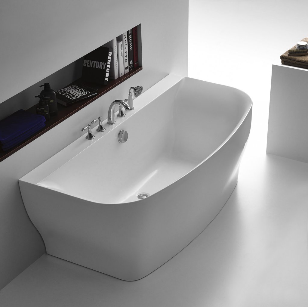 Ванна пристенная BelBagno BB74-1650-W0 165x78