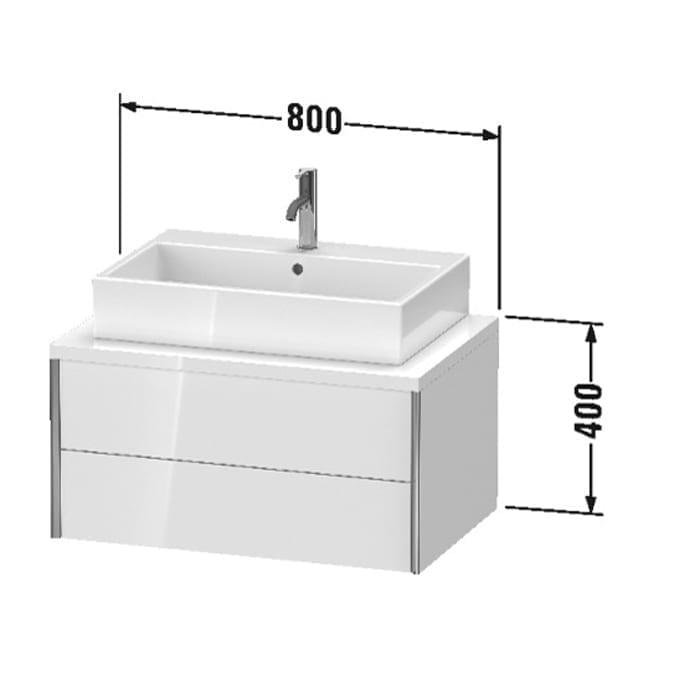 Тумба подвесная Duravit XViu XV59170B122 80x55